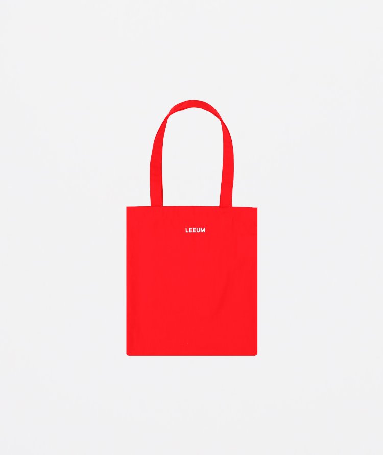 리움 로고 에코백 레드 Leeum Logo Eco Bag Red